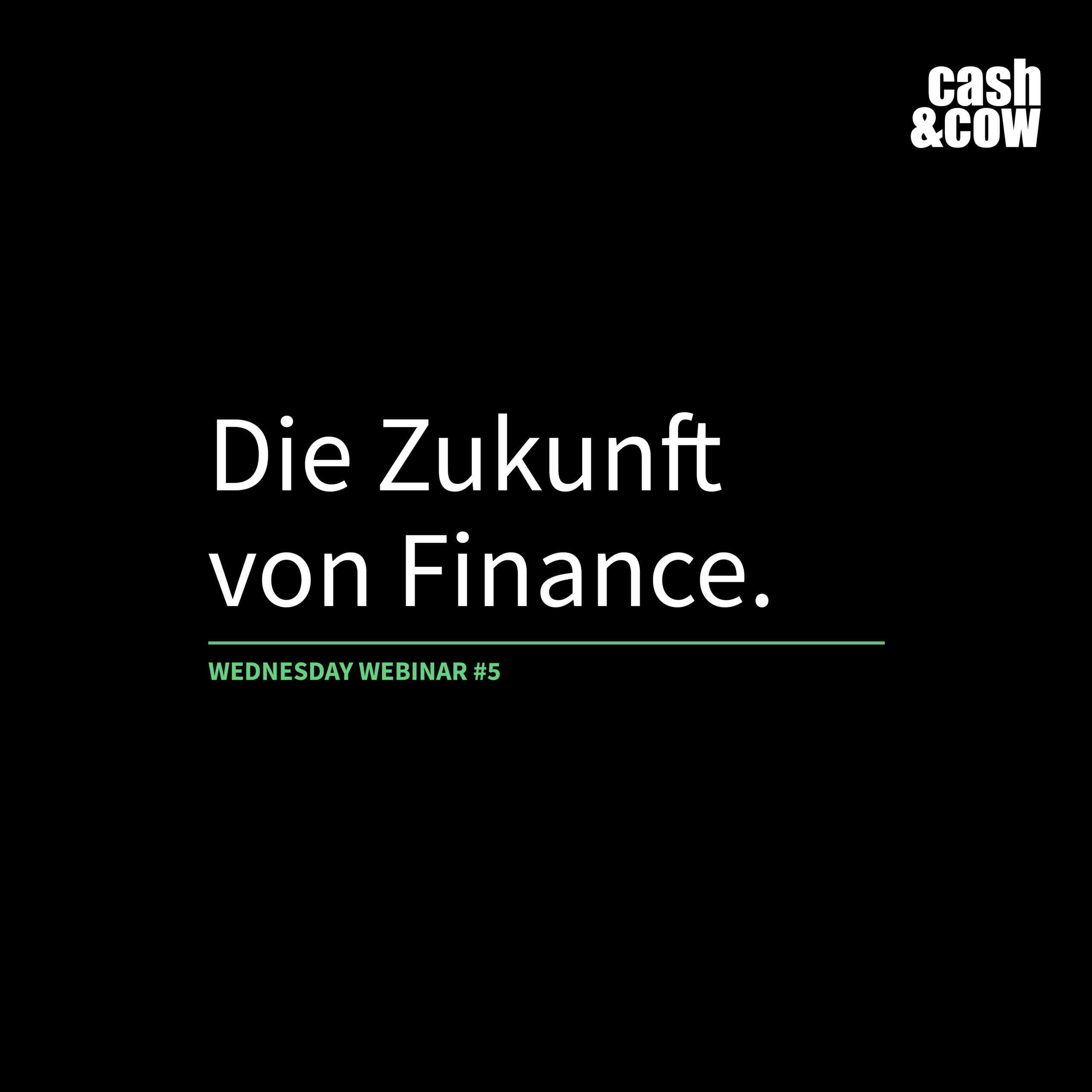 Webinar Ankündigung auf schwarzem Hintergrund