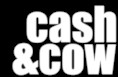 schwarzes Logo mit Cash & Cow Schriftzug